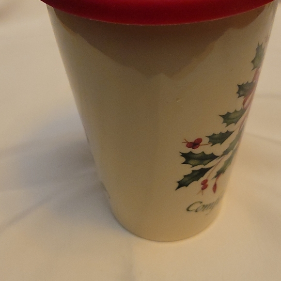 Lenox Dining Lenox Ceramic Thermal Travel Mug Lid Poshmark